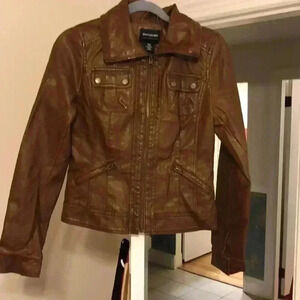 CoffeeShop faux leather coat